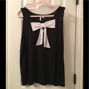 🖤ELLE POLKA DOT BOW LONG TUNIC🖤